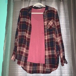 juniors flannel set